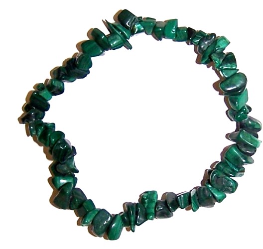 Βραχιόλι Χαλίκι Μαλαχίτης