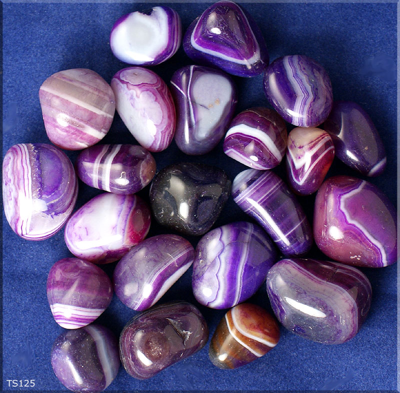 Μεγάλο Βότσαλο Μωβ Αχάτης