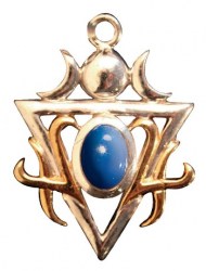 Φυλακτό Fortitudo με Μπλε Χαλκηδόνιο