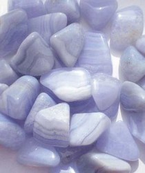 Μεγάλο Βότσαλο Γαλάζιος Δαντελωτός Αχάτης