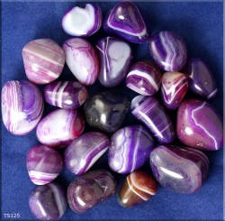 Μεγάλο Βότσαλο Μωβ Αχάτης