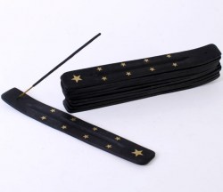 Μαύρη Ξύλινη Βάση για Sticks με Αστέρια