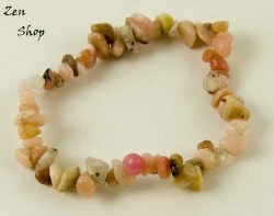 Βραχιόλι Χαλίκι Ροζ Οπάλιο