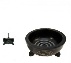 Μαρμάρινο Λιβανιστήρι με σύμβολο ΟΜ